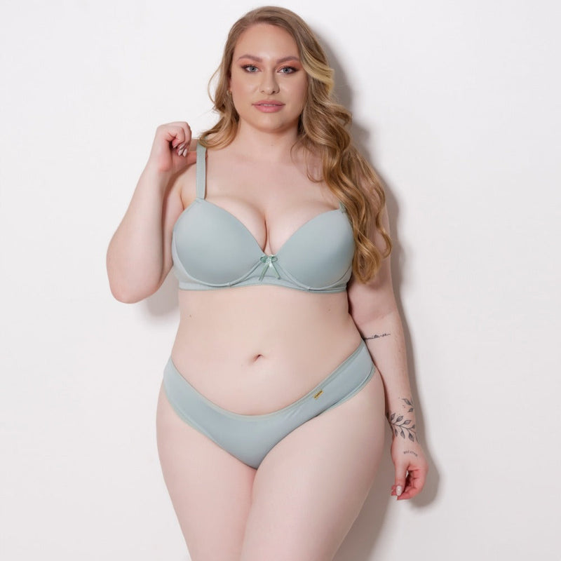 Conjunto Plus Size Básico com Bojo