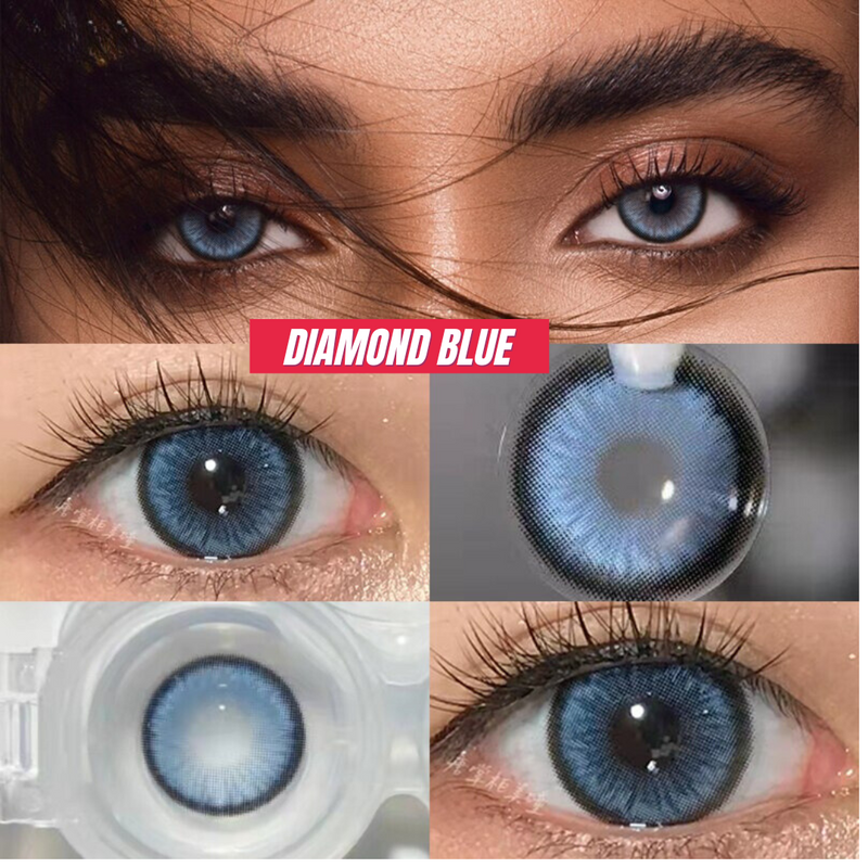 Lente de Contato Anual - Diamond Blue